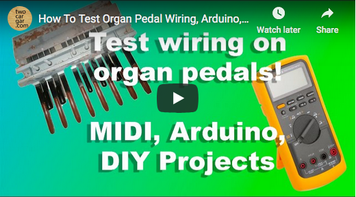 Testing Organ Pedal Wiring